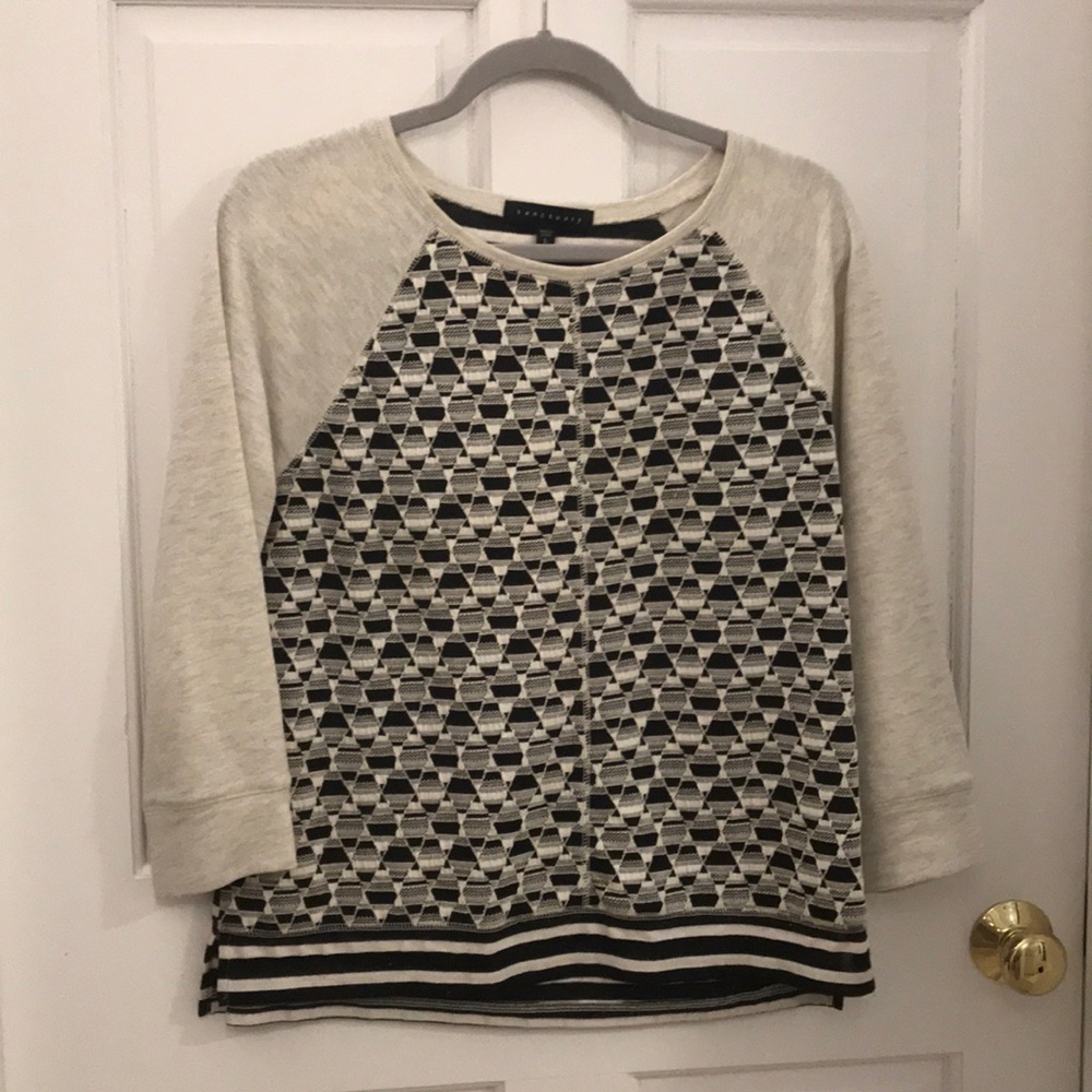 Sanctuary 3/4 sleeve extra soft top EUC
